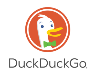 logo de DuckDuckGo,le quatrieme moteur de recherche le plus utilisé au cameroun